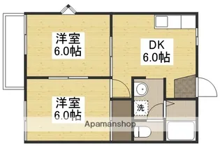 藤田コーポⅡ【201号室】の間取り