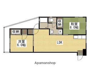 オリーブ浜【305号室】の間取り