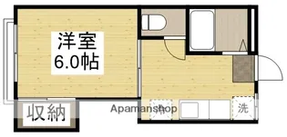 カレッジ浜【2階】の間取り