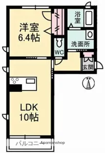 アプレ倉敷【2階】の間取り