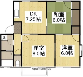 メゾンフクトミ【101号室】の間取り