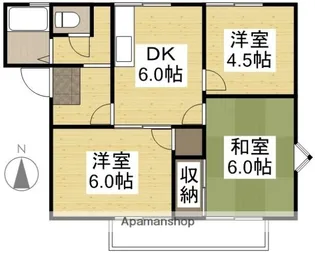 フレグランスラフォーレ【1階】の間取り