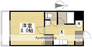 レジデンス田町【7階】の間取り