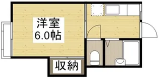 コーポ大野辻【2階】の間取り