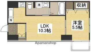 せかんどゆーす西口【3階】の間取り