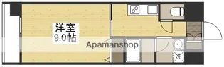 エアラウンズ桑田町【6階】の間取り