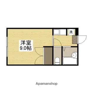 パルⅠ【108号室】の間取り