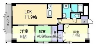 プラザ・ドゥ・オデッサ【5階】の間取り