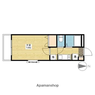 ルマージュ平野【1階】の間取り