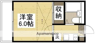CASA MODERATO【106号室】の間取り