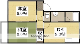 シティハウスジョア【1階】の間取り