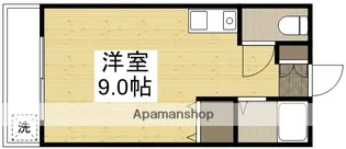 YMコーポ【103号室】の間取り