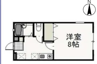 フラットK【1階】の間取り