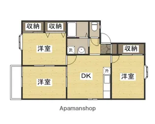 アーバン・ハイツ松新ⅡA棟【2階】の間取り