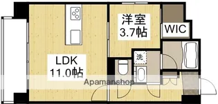ルミエール岡山駅西口【3階】の間取り