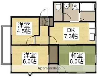 まめばたけ【2階】の間取り