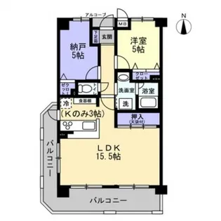アイシティ倉敷【7階】の間取り