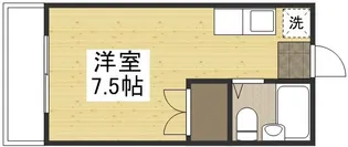 マイ・ディアライフ浜【105号室】の間取り