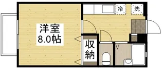 ロンサール奥田【2階】の間取り