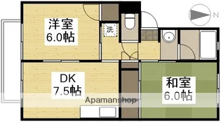 ベルホワイトK【205号室】の間取り