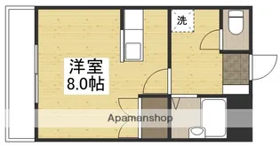 セントフォレスト北長瀬【701号室】の間取り