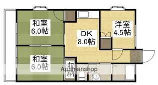 赤田ハイツ【603号室】の間取り