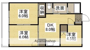 赤田ハイツ【5階】の間取り
