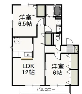 ファインハイツ【2階】の間取り