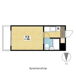 CION伊福町【1階】の間取り