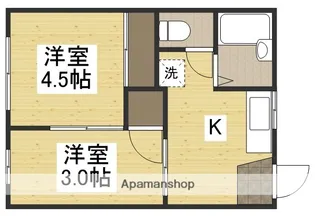 サンシャイン62【201号室】の間取り