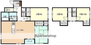 ・・エルハウス【2階】の間取り