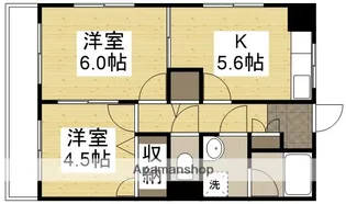 メゾン・ドゥ・フクセン【306号室】の間取り