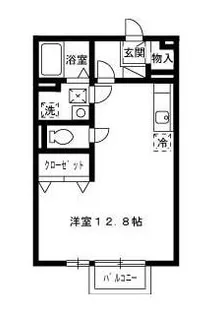 クレールメゾン【1階】の間取り