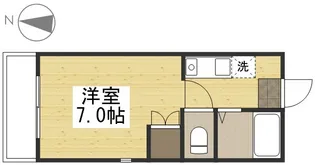 1Rの間取り画像