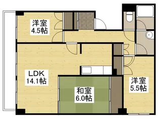 カサ・グランデ【5階】の間取り