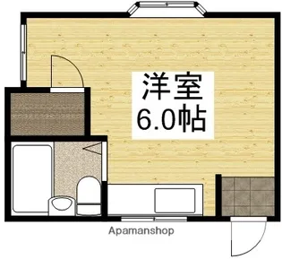 ウォーターコート三野【1階】の間取り