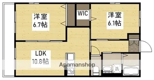 わかばⅡ【1階】の間取り