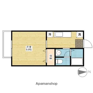 ファンコーポレーションC【2階】の間取り