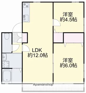 LiebenHeimA【1階】の間取り
