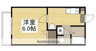 サンライズ吉備津A棟【202号室】の間取り