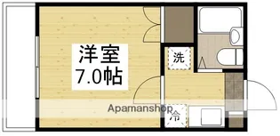 21ハイムB棟【2階】の間取り