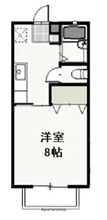 コスモス・インハイツ A【2階】の間取り