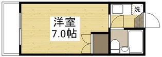 CASA VERDE伊島【405号室】の間取り