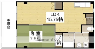 ホワイトパレス【1階】の間取り