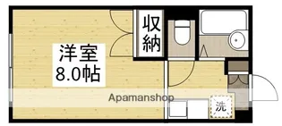 SEAS【105号室】の間取り