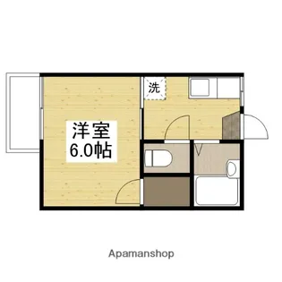 トピア国富 けやき通り【205号室】の間取り