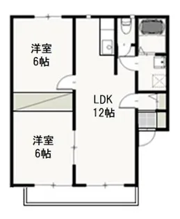 サンベール【2階】の間取り