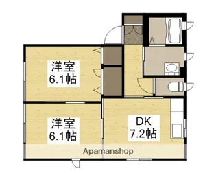 グリーンノート D棟【1階】の間取り