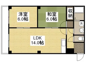 レジデンス住吉町【3階】の間取り