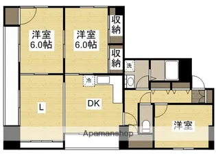 ホワイトプラザ【403号室】の間取り